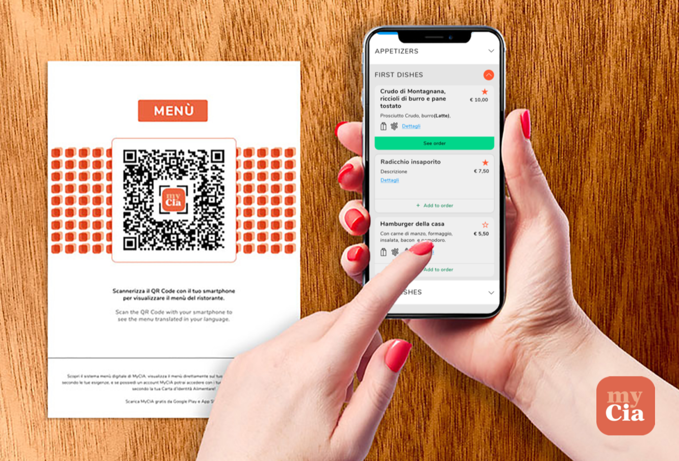 La mini stampante che trasforma i codici Qr dei ristoranti in menu cartacei