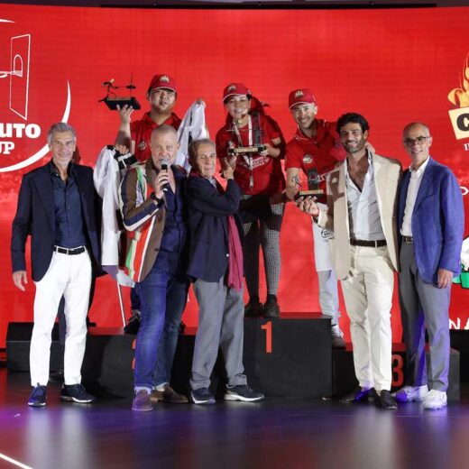 XXI Trofeo Caputo - premiazione - podio STG con la famiglia Caputo e Giulo Golia