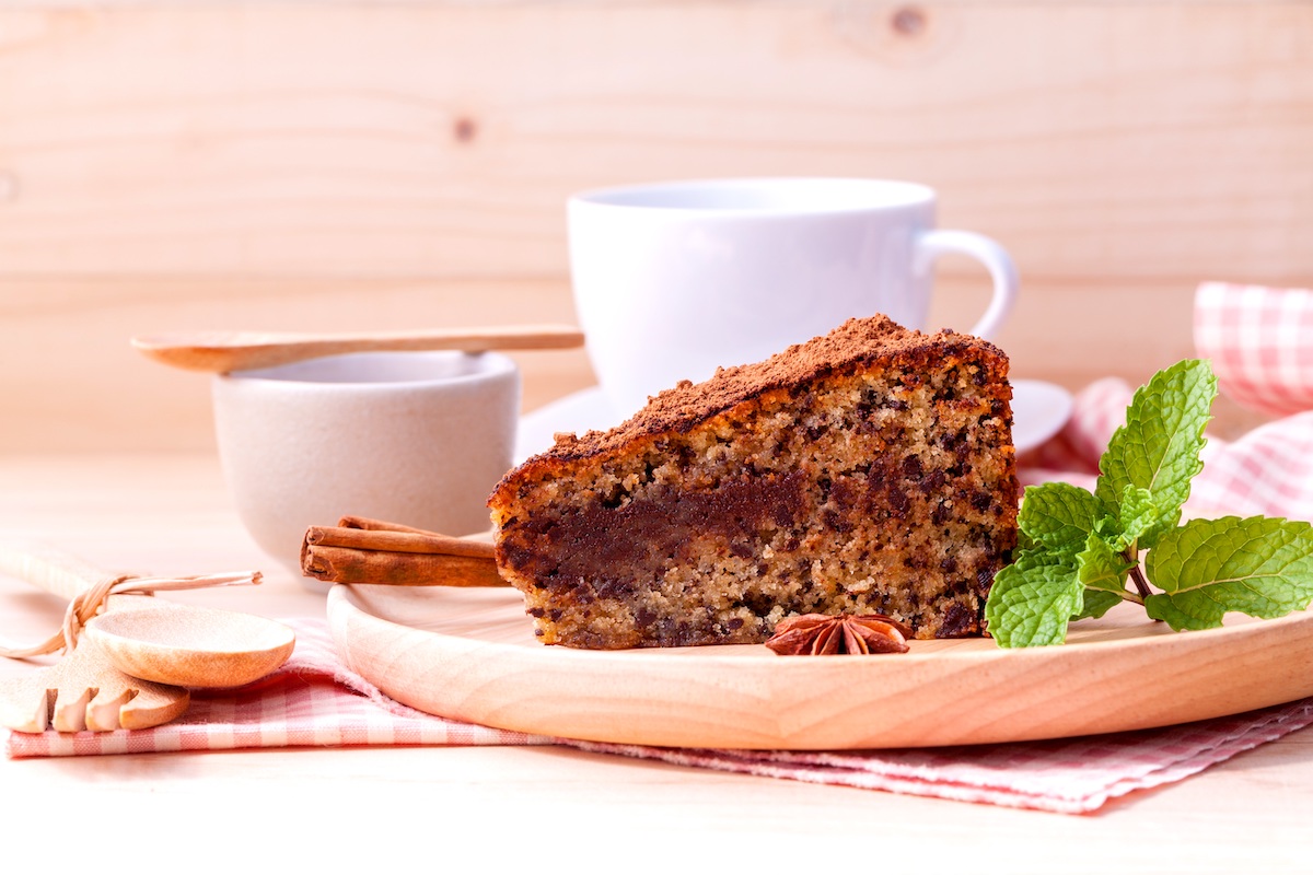 Torta soffice al caffè con grano saraceno