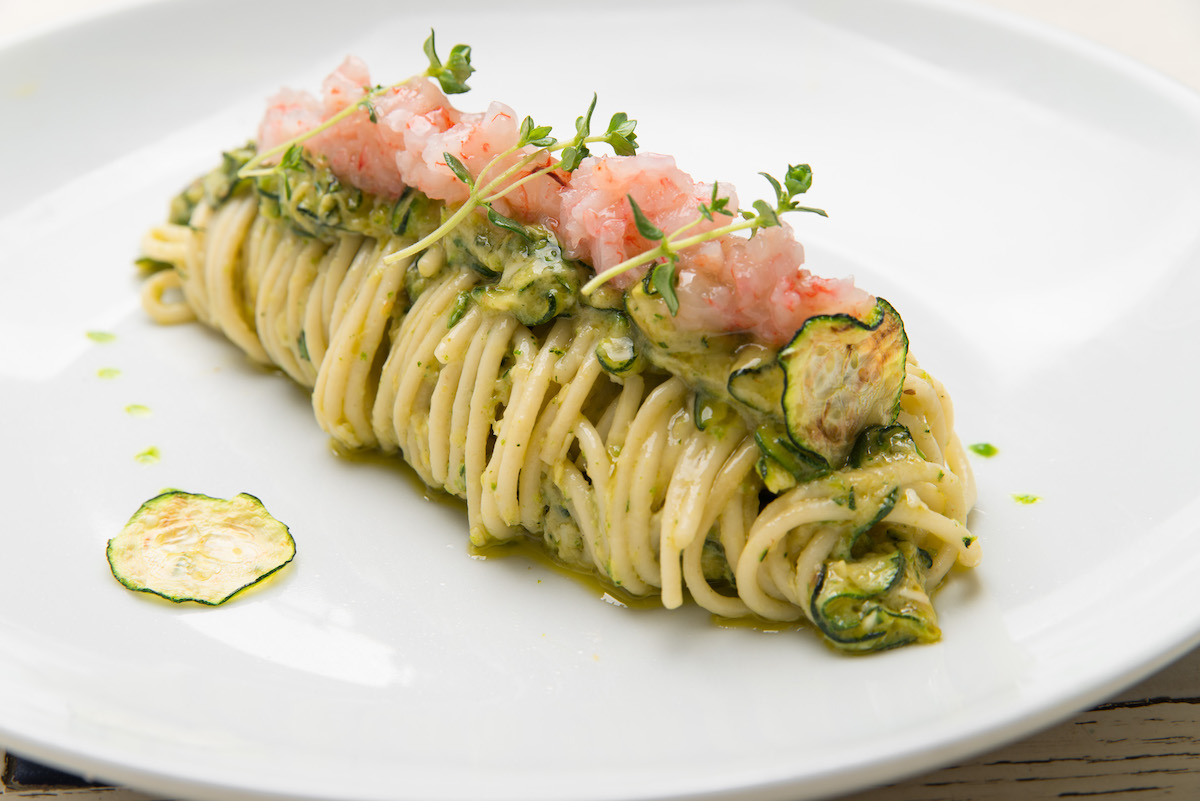 spaghetti alla Nerano di mare